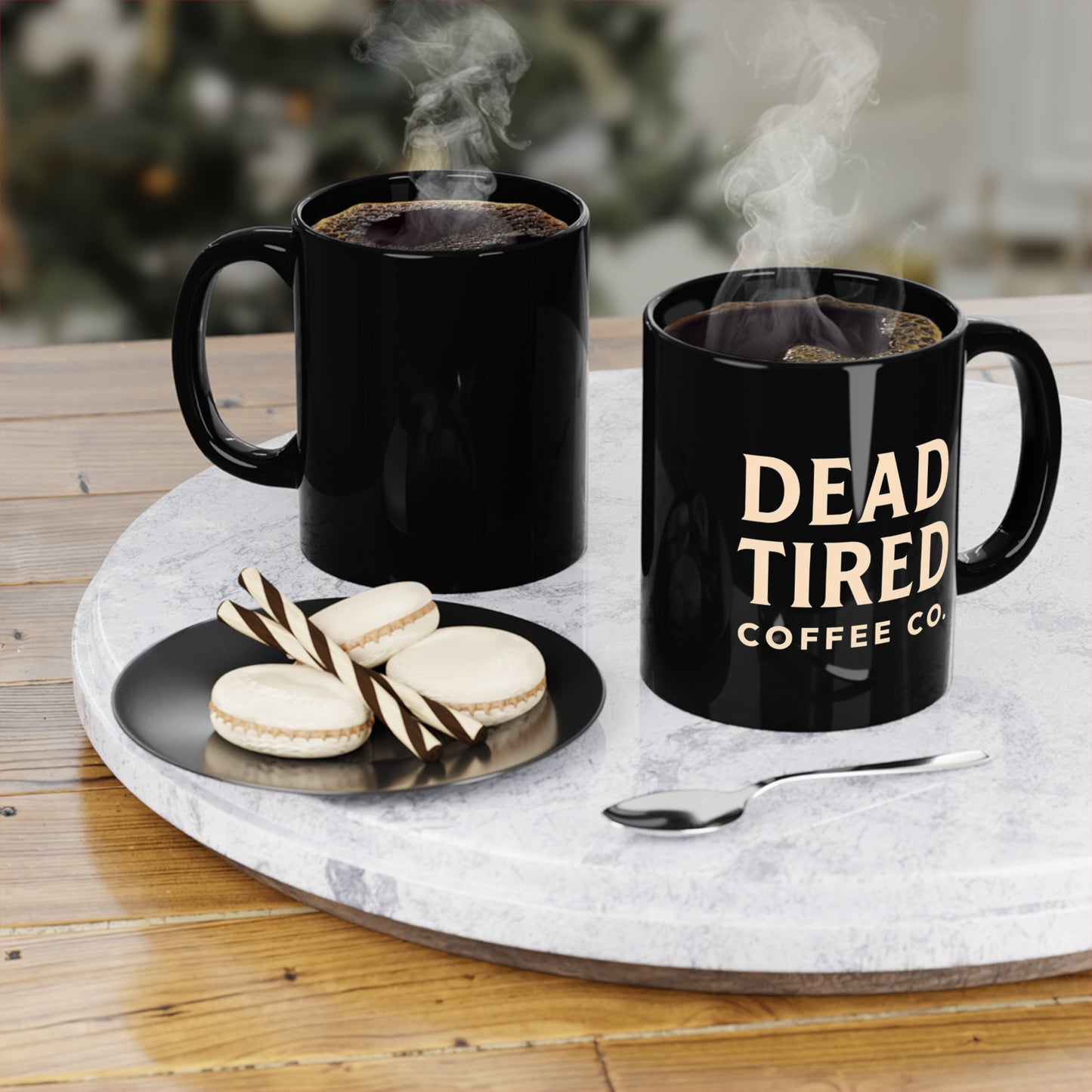 Dead Tired Coffee Co. Logo Mug