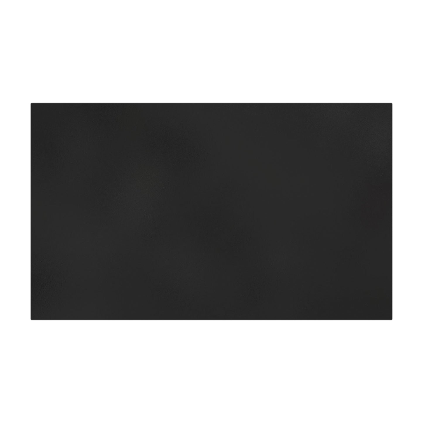 Solid black color swatch on a white background