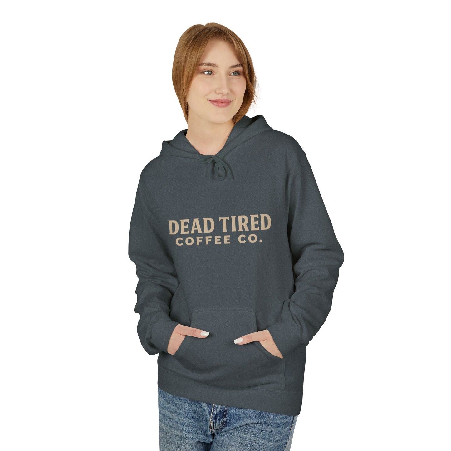Forever Restless Forever Caffeinated Coffee Hoodie | Unisex Fleece Pullover for Coffee Lovers, Baristas & Caffeine Addicts