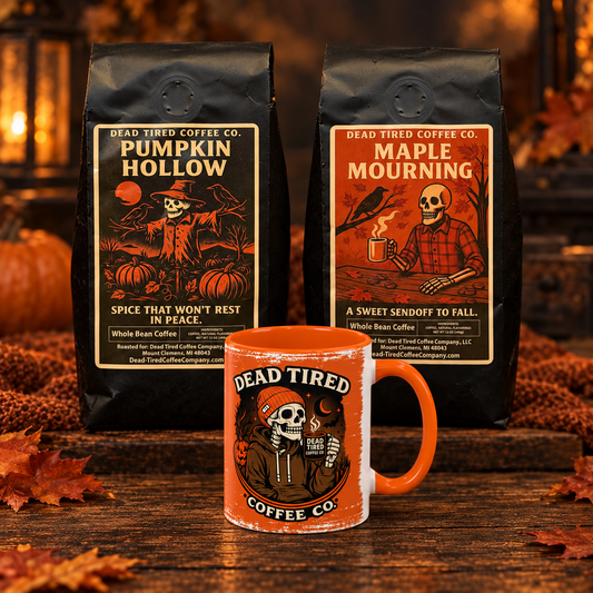 Fall Fix Bundle with Pumpkin Hollow, Maple Mourning, and orange ceramic mug